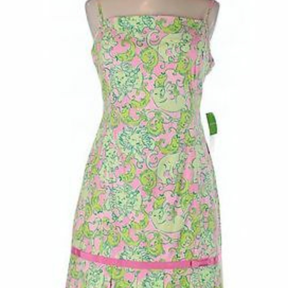 Vintage Lilly Pulitzer Fried Catfish Dress (0)